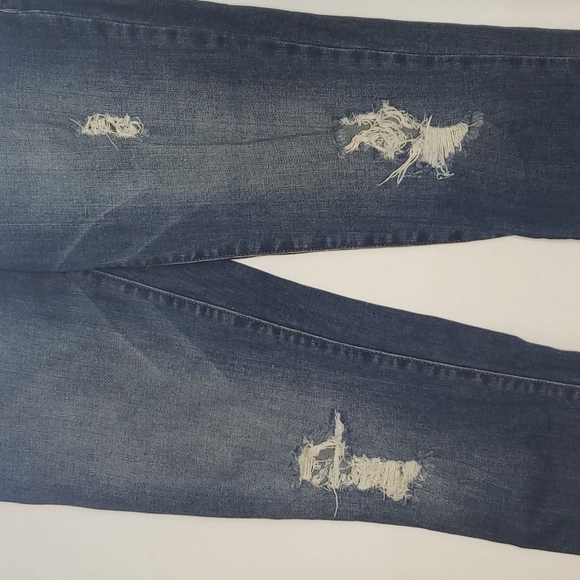3/$30 STS BLUE Distressed Embellished Mom Jeans - Picture 7 of 8